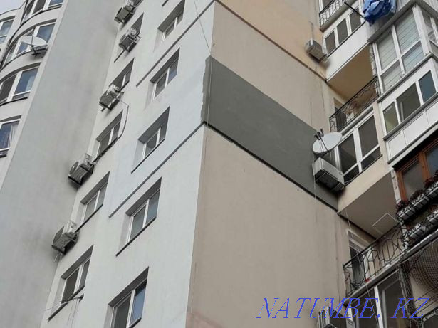 High-altitude work. Facade wall insulation. Finishing. Almaty and Kapchagay!! Almaty - photo 2