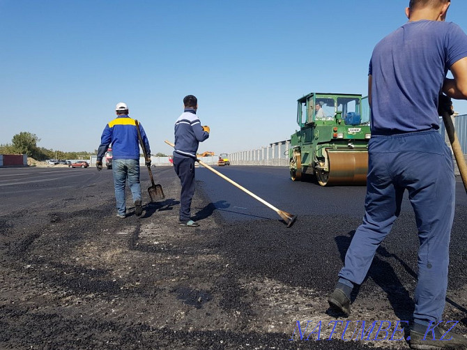 Asphalting. Asphalt. Asphalt paving Almaty - photo 3