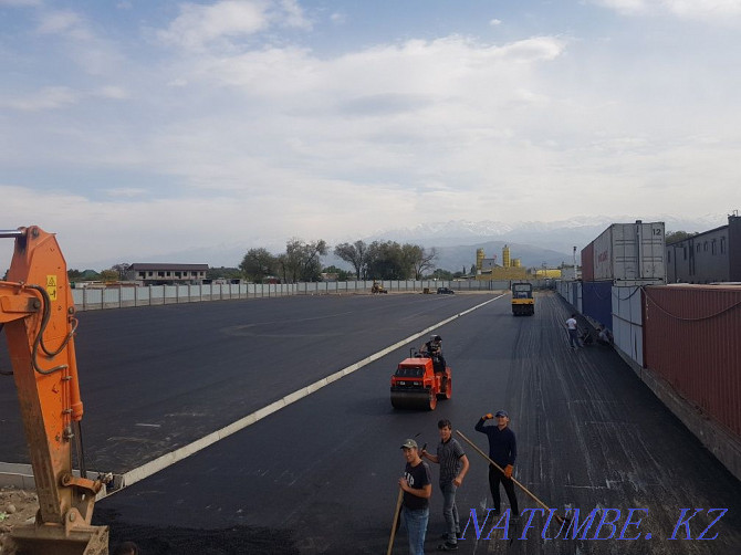 Asphalting. Asphalt. Asphalt paving Almaty - photo 4