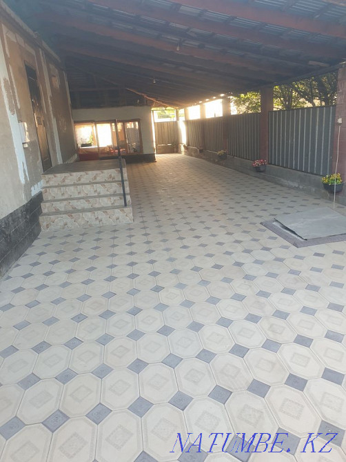 Laying pavers (paving slabs) asphalt Almaty - photo 7