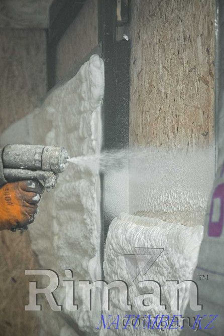 Company "Riman" high-quality insulation with polyurethane foam (polyurethane foam) Riberg Almaty - photo 4