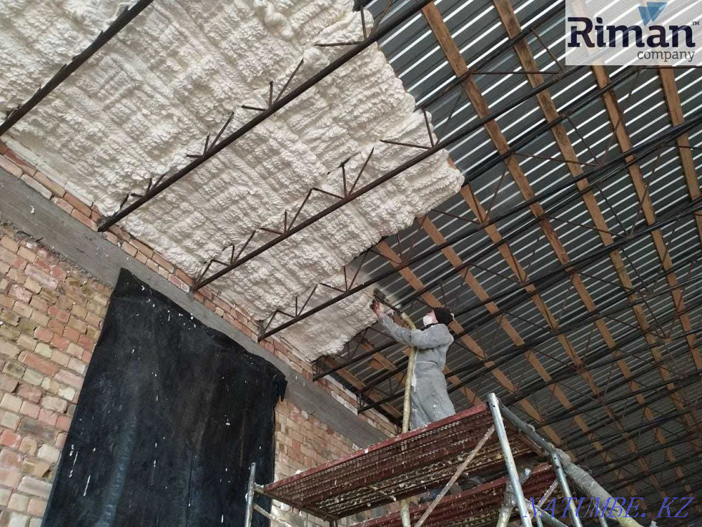 Company "Riman" high-quality insulation with polyurethane foam (polyurethane foam) Riberg Almaty - photo 3