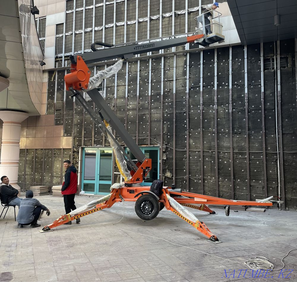 Әуе платформасы, платформаны жалға алу, топсалы лифт, жалға алу 5000 тг  Алматы - изображение 1