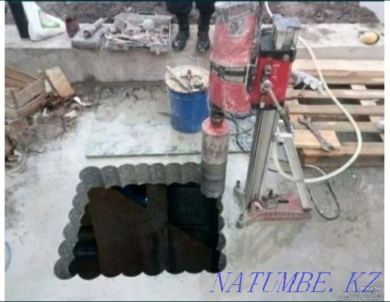 Алмазное сверление бурение бетон тесу бур Хилти Шымкент - изображение 2