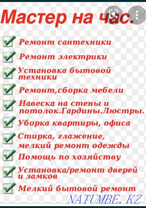 Husband work for an hour Almaty - photo 3