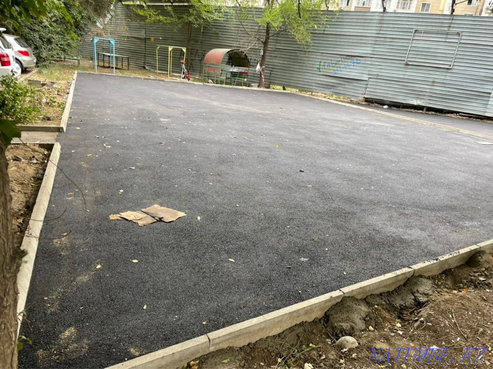Asphalting and road repair. Asphalt laying Almaty - photo 7