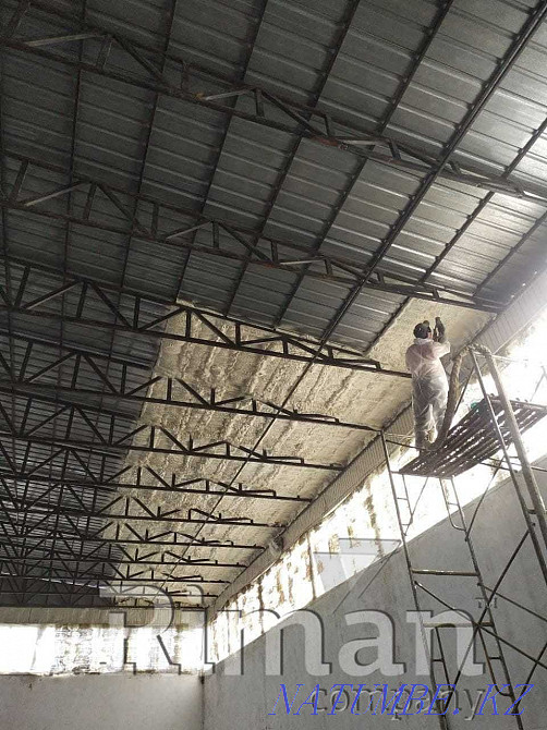 Профессиональное утепление крыши ППУ (пеной) Riberg Алматы - изображение 4