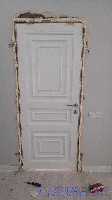 Установка дверей , обой , ламинат , галтель , плинтус , электричества Атырау - изображение 6