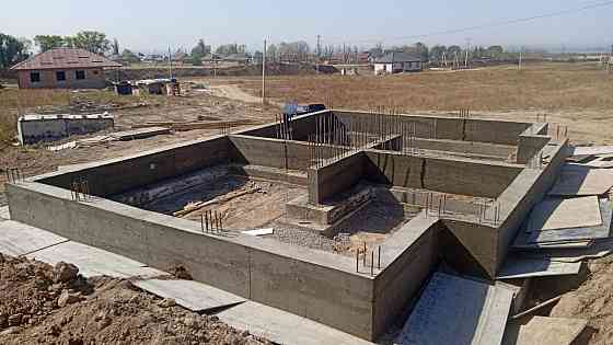 Заливам фундамент бетон бригада строителей со своей опалубкой заливка Алматы