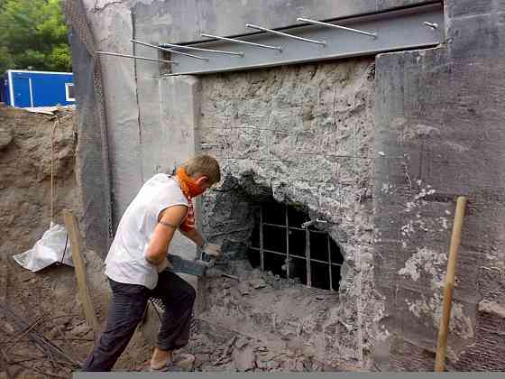Алмазная резка Бурение бетона Услуга Демонтаж Разрушение Отбойник снос Шымкент