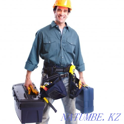 Бір сағатқа күйеуі.Барлық кәсіптің шебері.Электрик-сантехник-ағаш-жиһаз жасаушы.т.б.  Алматы - изображение 1