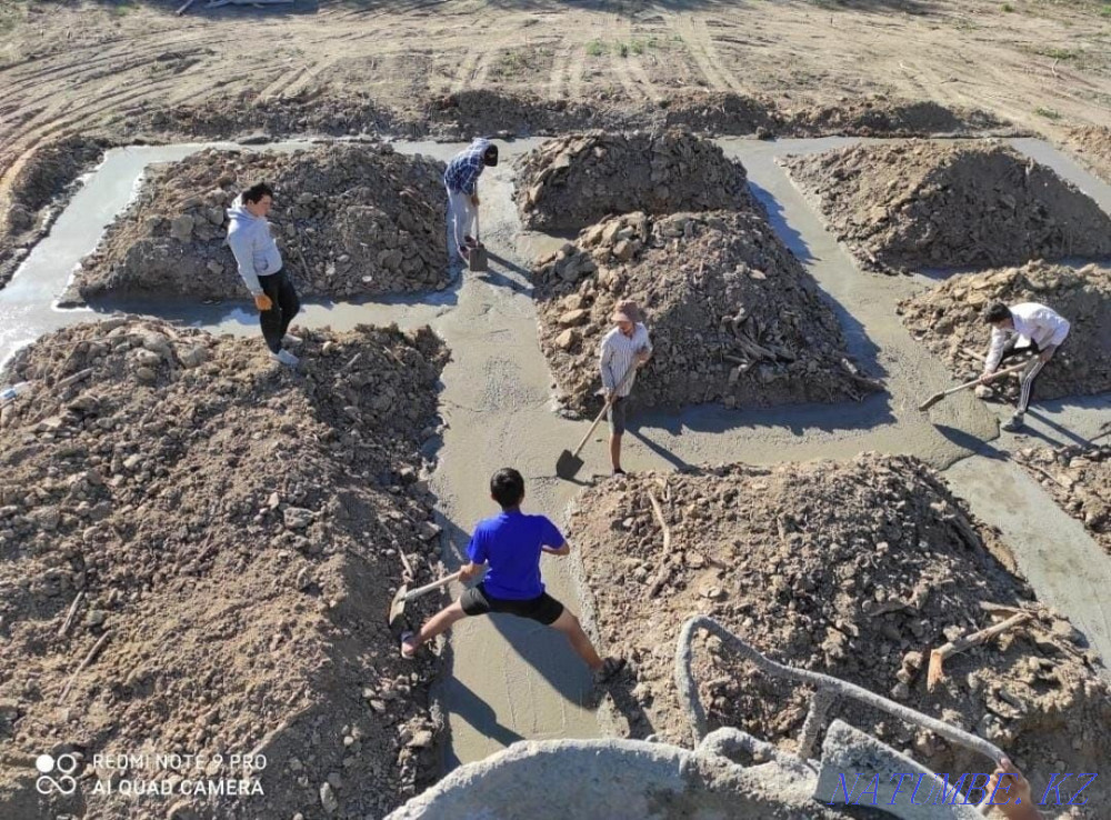 We fill the foundation Qaskeleng - photo 5