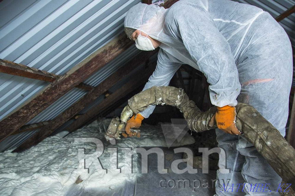 Компания "Риман" Утепление ППУ (Риберг) вашего дома Алматы - изображение 1