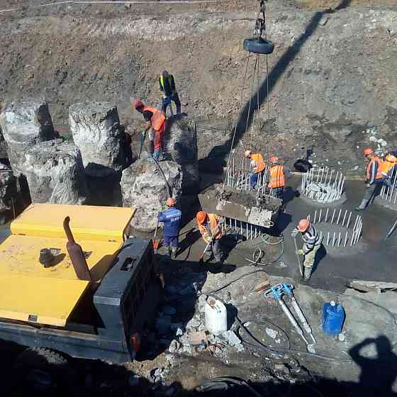 демонтаж бетонных конструкций аренда компрессора Костанай