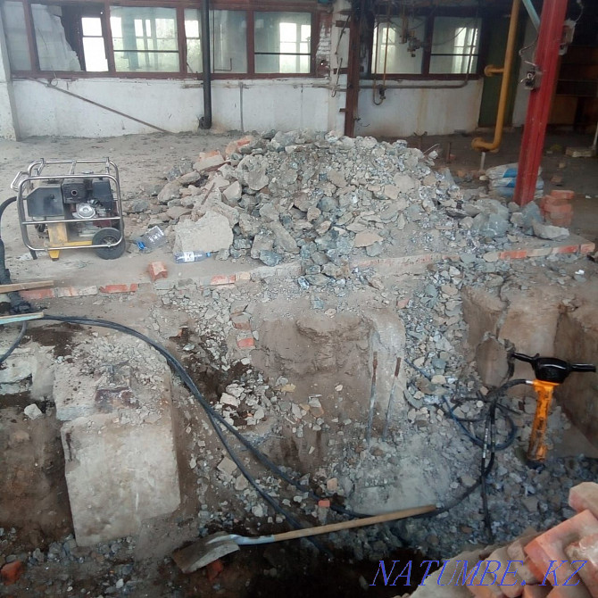 dismantling of concrete structures compressor rental Kostanay - photo 3