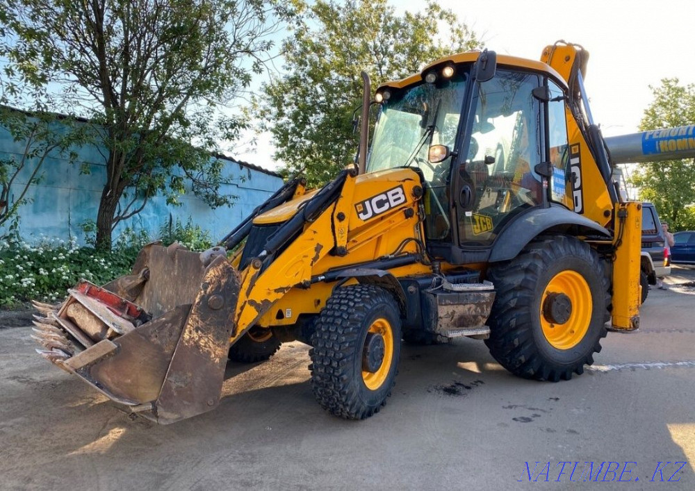 Tractor 3in1. Rent. Backhoe loader. Jcb. Almaty - photo 1