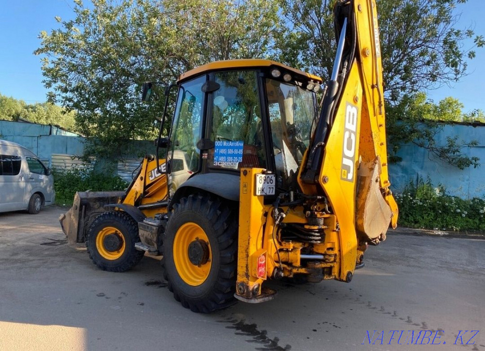 Tractor 3in1. Rent. Backhoe loader. Jcb. Almaty - photo 3