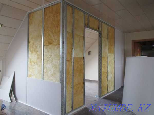 Installation of plasterboard structures Almaty - photo 1