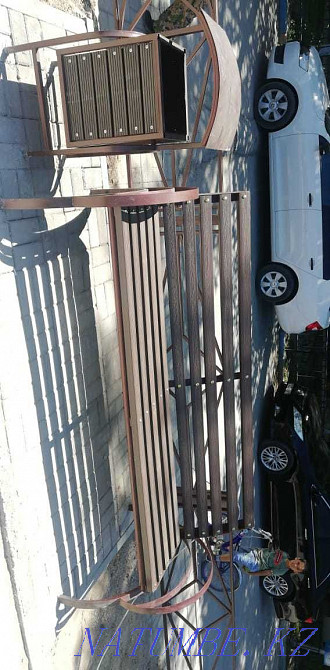 Сварочные работы. Беседка, урна, скамейка, навес, ворота, ограждение Шымкент - изображение 3