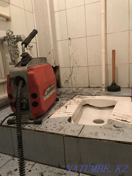 Sewer cleaning 24/7 Pipe cleaning. Mole apparatus. Almaty - photo 2