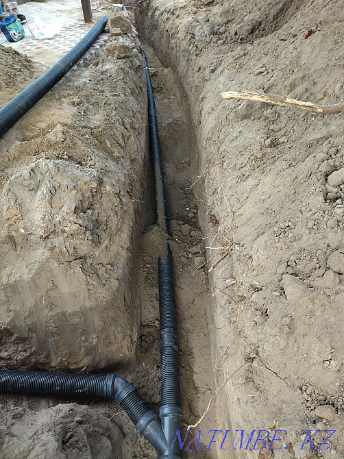 Прокладка канализации (септика) сантехник Павлодар - изображение 1