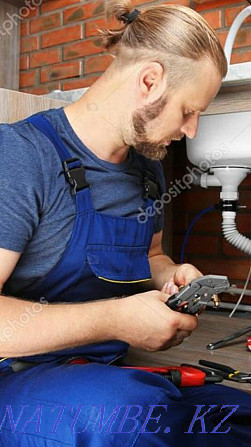 Сантехник Кәрізді тазалау Кіші жөндеу  Алматы - изображение 3