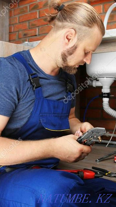 Сантехник Кәрізді тазалау Кіші жөндеу  Алматы - изображение 3
