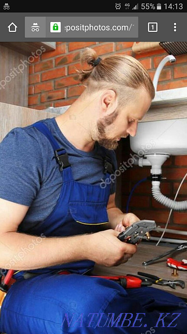Сантехник Кәрізді тазалау Кіші жөндеу  Алматы - изображение 4