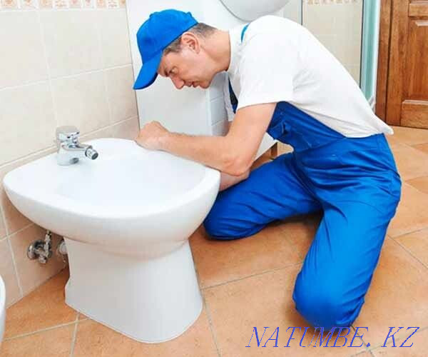 Sewer cleaning, plumbing services, cheap, cleaning bathtubs, pipes Almaty - photo 1