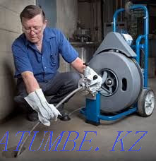 Құбырларды тазалау, сантехникалық қызметтер арзан, тәулік бойы  Алматы - изображение 1