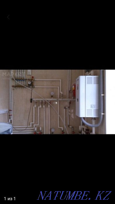 Қызметтер Сантехника Уркер-Ильинка Жылы еденге қазандық орнату. Жылыту.  Астана - изображение 2