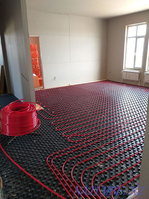 Қызметтер Сантехника Уркер-Ильинка Жылы еденге қазандық орнату. Жылыту.  Астана - изображение 4