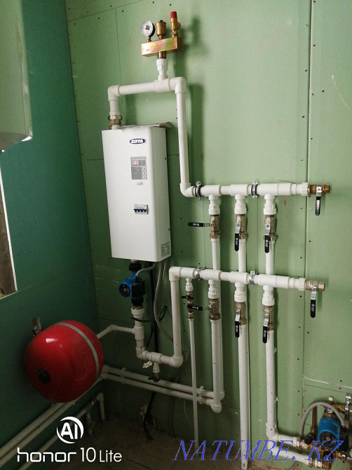 Қызметтер Сантехника Уркер-Ильинка Жылы еденге қазандық орнату. Жылыту.  Астана - изображение 6