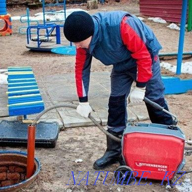 *PROFESSIONAL* sewer cleaning. Pipe cleaning. MOLE. Heating. Almaty - photo 3