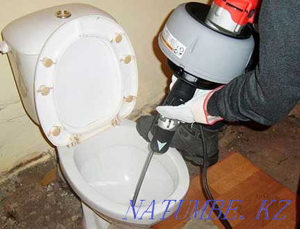 Pipe cleaning. Pipe washing. Pipe cleaning. Sewer cleaning. 24/7 Almaty - photo 1