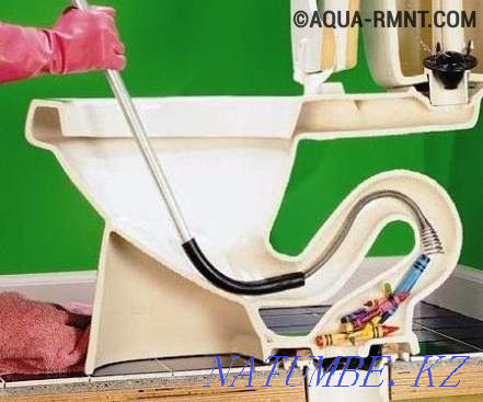 Құбырларды тазалау. Құбырларды жуу. Құбырларды тазалау. Кәрізді тазалау. 24/7  Алматы - изображение 3