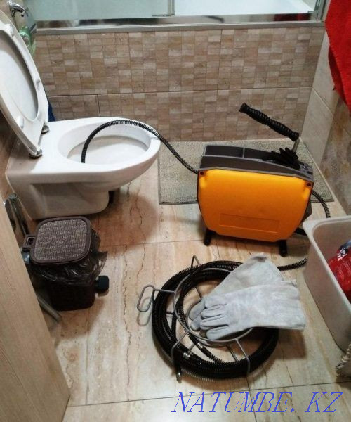Моль, кәріз құбырларын құрылғымен тазалау, бейнебақылау сантехник  Қостанай  - изображение 4