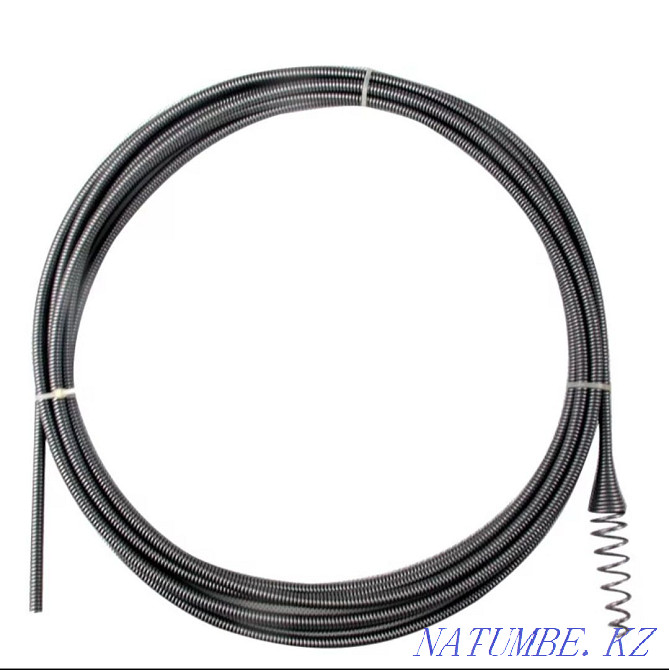 Аппарат кәрізді тазалау құбырын тазалау Тазалау Сантехниктің бітелу арқаны Шымкент - изображение 5