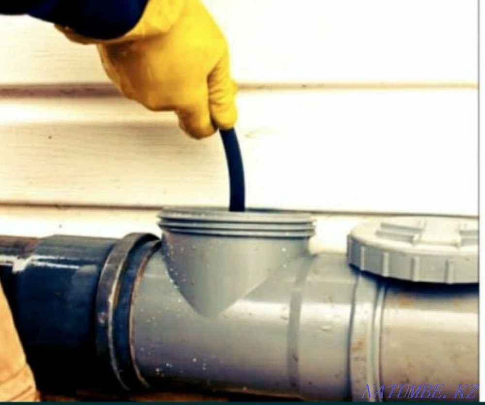 Сантехник Құбыр тазалайым Толып қалған бітіп қалған Тұрболарды ашамын Шымкент - изображение 4