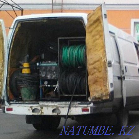 Тазалау қызметтері Сантехник шебері Кәріз бітелген құбырлар Ас үй ваннасы. Шымкент - изображение 2