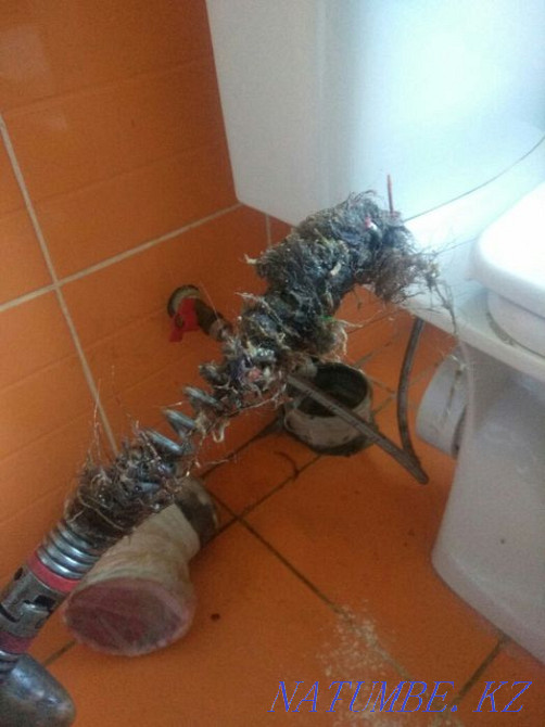 Кәрізді тазалау. Дәретхана тазалау. Жылыту. Сантехника 24/7  Алматы - изображение 1