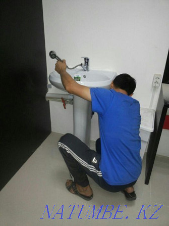 Plumber Services. Sewerage cleaning, Installation of a toilet faucet Shymkent - photo 3