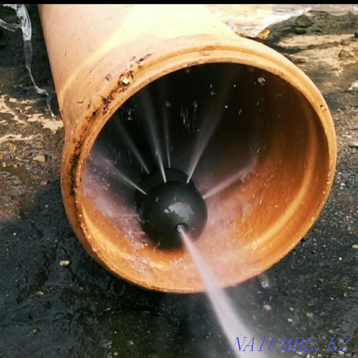 Құбырларды тазалау Сантехник дәретхананы тазалау Кәрізді ас үйдегі бітелуді тазалау Шымкент - изображение 5