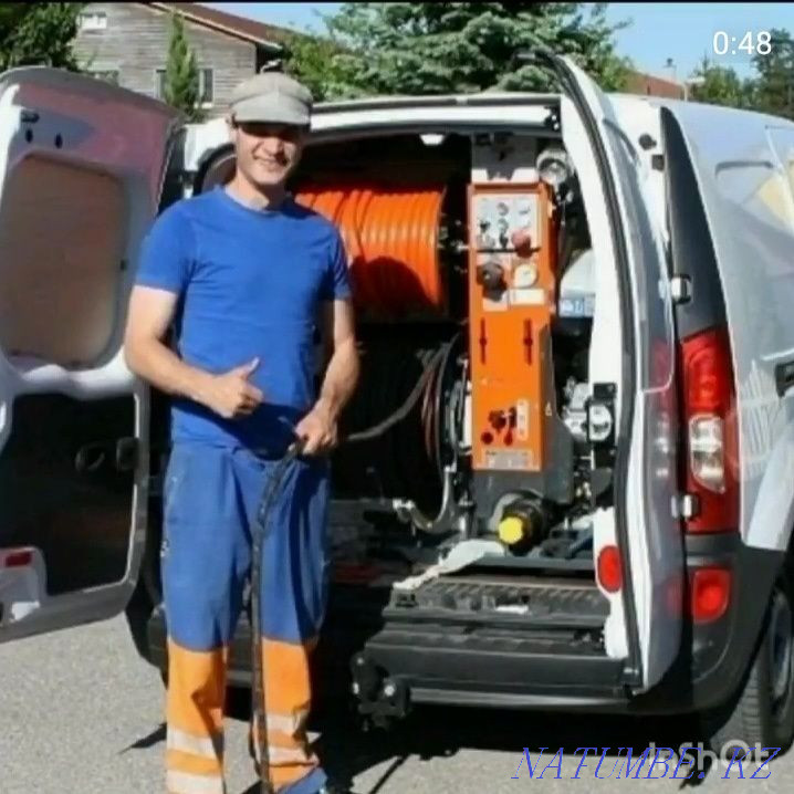 Santexnik засор труб Канализации тазалау прочистка мастер услуги трос Шымкент - изображение 1