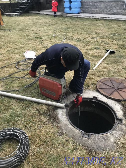 Кәрізді тазалау 24/7 Құбырларды тазалау. Моль  Алматы - изображение 2