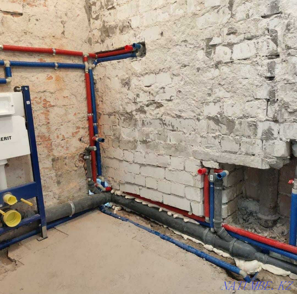 Plumber. Installation of gas boilers. Heating. Warm floor... Almaty - photo 3