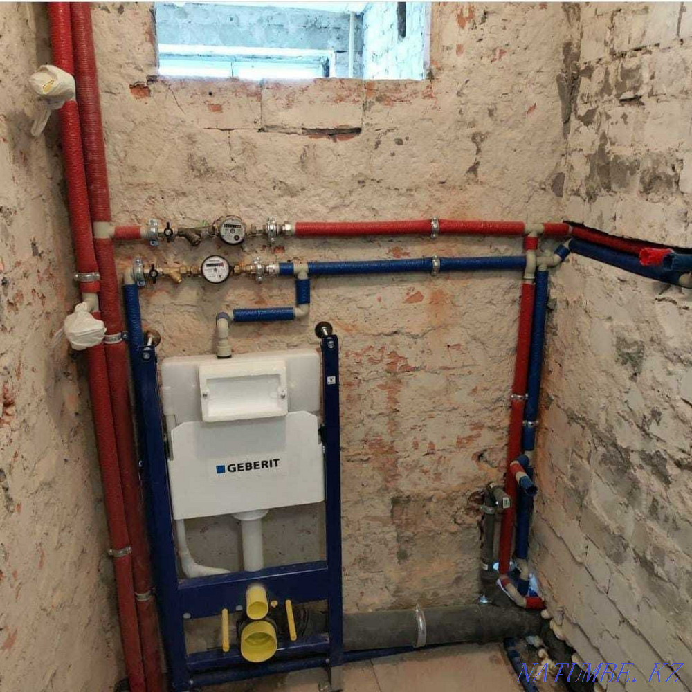 Plumber. Installation of gas boilers. Heating. Warm floor... Almaty - photo 2