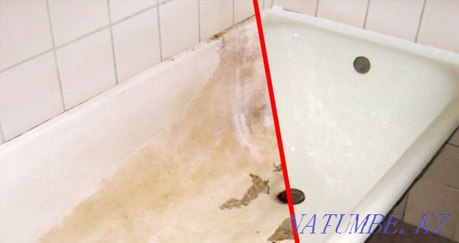 Restoration of steel, cast iron and acrylic bathtubs with liquid acrylic Shymkent - photo 2