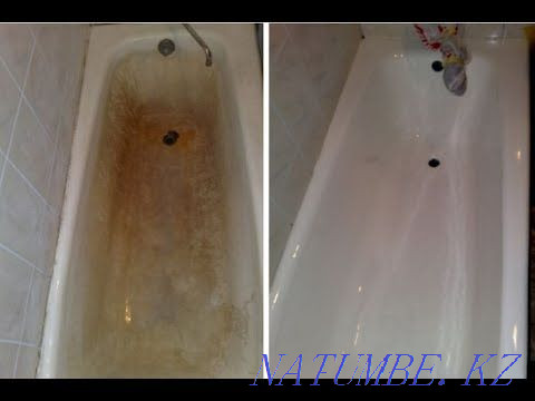 Restoration of steel, cast iron and acrylic bathtubs with liquid acrylic Shymkent - photo 3