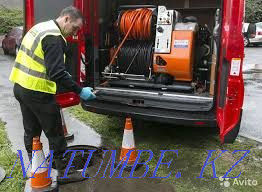 Apparatus. Cleaning-cleaning. Sewerage. Plumber. blockage. Pipe. Mole. Shymkent - photo 1